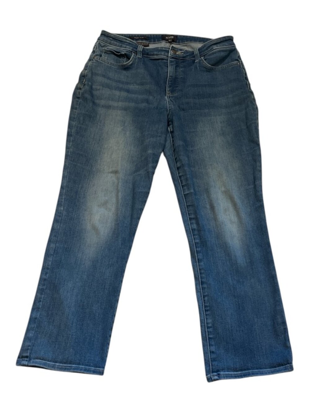 NYDJ Sheri Slim Lift x Tuck Technology Women's Jeans Size 12 Denim 5 Pockets